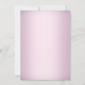 ピンクホワイトダマスクバプテスマ/《キリスト教》洗礼式や命名式招待状 招待状 (裏面)