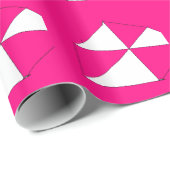 ピンクホワイトデジタ絵画ルのキッズアート ラッピングペーパー (ロールコーナー)