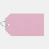 ピンクホワイトバルーンQuinceaneraお気に入りギフトラベル ギフトタグ (裏面横)