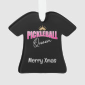 ピンクホワイトピックボール金ゴールド王冠 オーナメント (裏面)