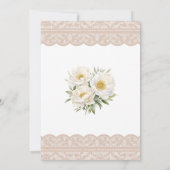 ピンクホワイトピーオンブルーアジサイブライダルシャワー 招待状 (裏面)