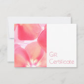 ピンクホワイトフローラギフト証明書 (正面)