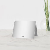 ピンクホワイトフローラサンキューカード サンキューカード (裏面)