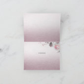 ピンクホワイトフローラサンキューカード サンキューカード (内部)