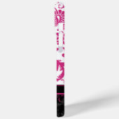 ピンクホワイトブラックダマパーソナライズされたスク Case-Mate iPhoneケース (裏面 / 左)