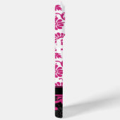 ピンクホワイトブラックダマパーソナライズされたスク Case-Mate iPhoneケース (裏面 / 右)