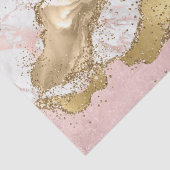 ピンクホワイトマーブル金ゴールドグリッター 薄葉紙 (詳細)