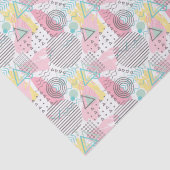 ピンクホワイトメンフィススタイル80スタイリッシュレトロ 薄葉紙 (詳細)