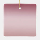 ピンクホワイトローズビューティフルモーメント セラミックオーナメント (裏面)