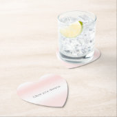 ピンクホワイト絞り染め ペーパーコースター (インサイチュ)