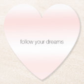 ピンクホワイト絞り染め ペーパーコースター (正面)