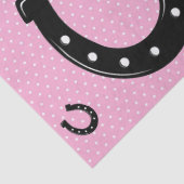 ピンクホースシューデザイン 薄葉紙 (詳細)