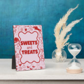 ピンクホースユニークガールジュエストリアン誕生日 フォトプラーク (側面)