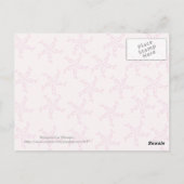 ピンクホープ乳がん認識度生存者 ポストカード (裏面)