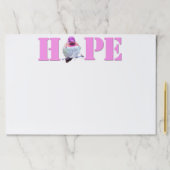 ピンクホープHummingbird写真大きな涙の流れメモ帳 ペーパーパッド (インサイチュ)