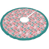 ピンクホーホーホーホアルマジロ ブラッシュドポリエステルツリースカート (アングル)