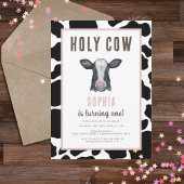 ピンクホーリーカウアイワンワン誕生日 招待状