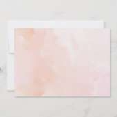 ピンクホーリーカウイワンワン誕生日招待状 招待状 (裏面)