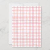 ピンクホーリーカウズ誕生日招待状 |牛の招待状 招待状 (裏面)