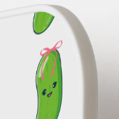 ピンクボウかわいいピクルスプリント ピックルボールラケット (左詳細)