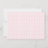 ピンクボウさくらんぼ誕生日 サンキューカード (裏面)