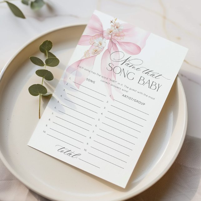 ピンクボウその曲の赤ちゃんシャワーのゲーム (クリエイターアップロード済み)