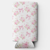 ピンクボウとバラコロッケ スリム缶クーラー (裏面)