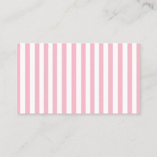 ピンクボウとフローラディスプレイシャワー エンクロージャーカード (裏面)