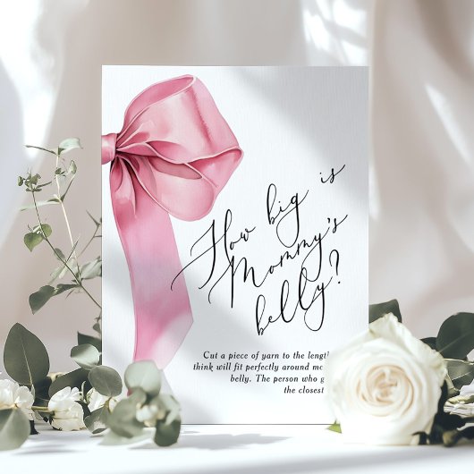 ピンクボウどのように大きいmommysベリーゲーム ポスター