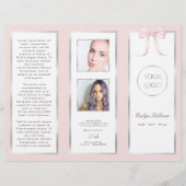 ピンクボウのパンフレット (正面)