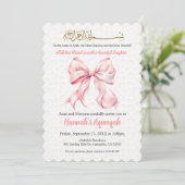 ピンクボウアクエカースキャロプ招待状 招待状 (スタンド正面)