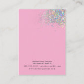 ピンクボウイヤリング表示カード コーリングカード (裏面)