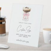 ピンクボウエスプレッソマルティーニカスタム 台座サイン (インサイチュ)