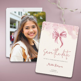 ピンクボウエレガントキンセアニラ写真 セーブザデート