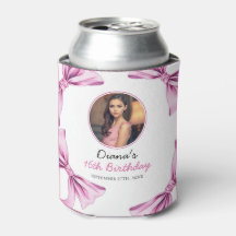 ピンクボウエレガントコケット写真甘い16誕生日