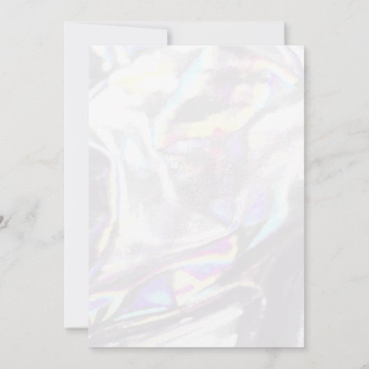 ピンクボウエレガントバースデーパーティーへの招待 招待状 (裏面)