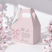 ピンクボウエレガントベイビーシャワーお気に入りボックス フェイバーボックス