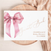 ピンクボウエレガントベビーシャワー ゲストブック