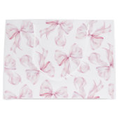 ピンクボウエレガント抱き枕 ラージペーパーバッグ (正面)