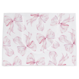 ピンクボウエレガント抱き枕 ラージペーパーバッグ