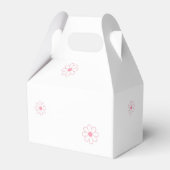 ピンクボウエレガント1歳の誕生日 フェイバーボックス (裏面サイド)