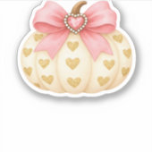 ピンクボウカボチャとゴールデンハート – コケットファル シール (正面)