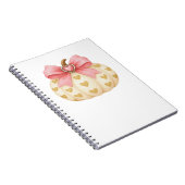 ピンクボウカボチャとゴールデンハート – コケットファル ノートブック (右側)