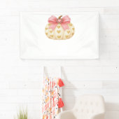 ピンクボウカボチャとゴールデンハート – コケットファル 横断幕 (インサイチュ)