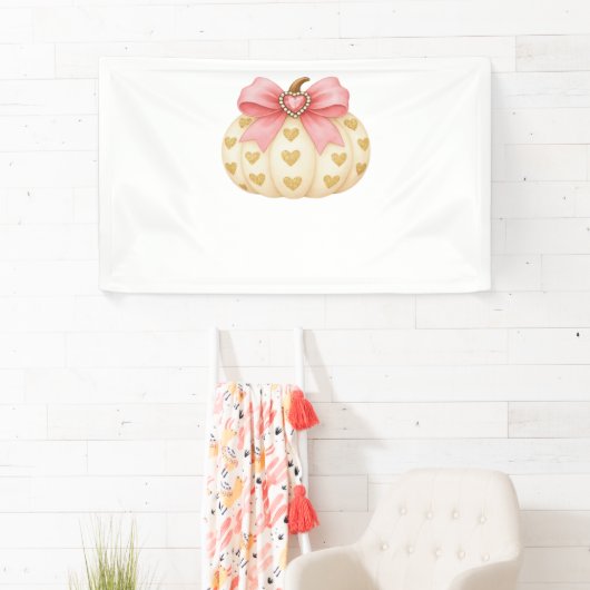 ピンクボウカボチャとゴールデンハート – コケットファル 横断幕 (インサイチュ)