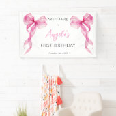ピンクボウガールズ1stバースデーウェルカム 横断幕 (インサイチュ)