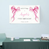 ピンクボウガールズ1stバースデーウェルカム 横断幕 (トレードショー)