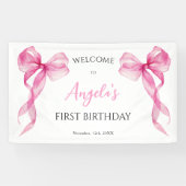 ピンクボウガールズ1stバースデーウェルカム 横断幕 (横)