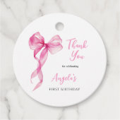 ピンクボウガールズ1st誕生日ありがとう フェイバータグ (正面)