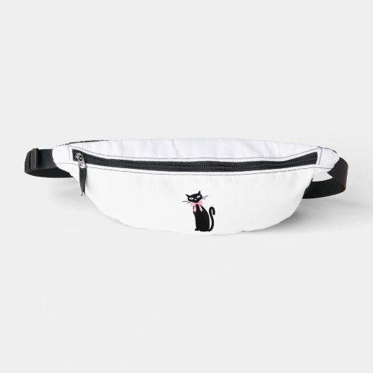 ピンクボウキャットクリーンガーリーガールキットのアトミック猫 ファニーパック (正面)